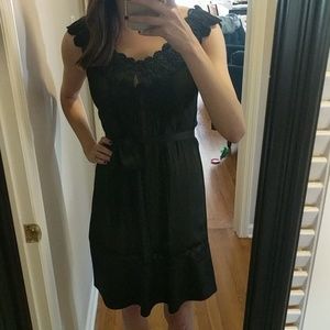Black cocktail dress